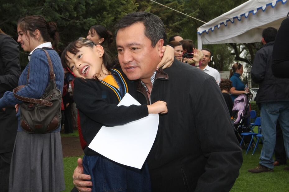 El álbum de fotos de Miguel Ángel Osorio Chong y sus hijos Miguel y Laura Osorio