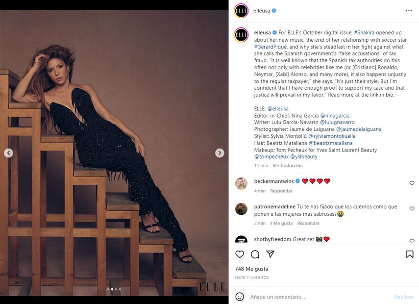 Shakira habla por primera vez de su ruptura con Gerard Piqué