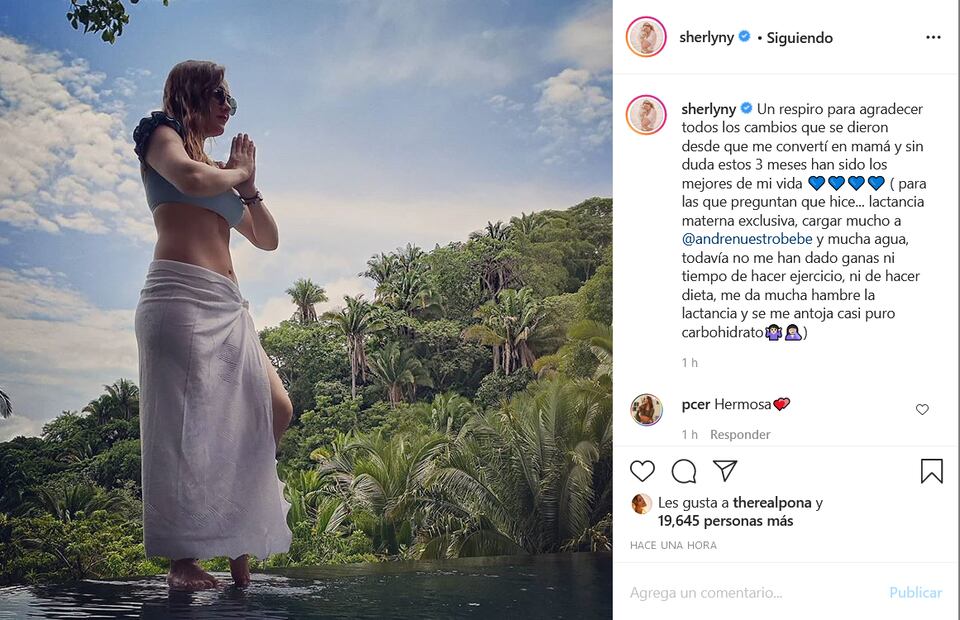 ¡Wow! Sherlyn enamora a sus seguidores con foto en Instagram