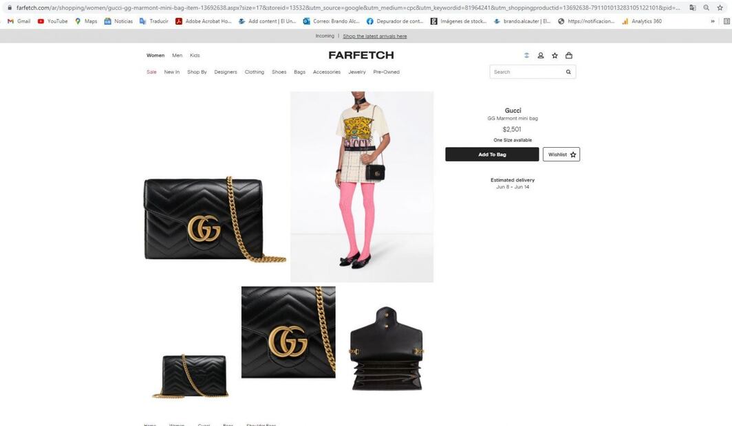 Mariana Rodríguez celebra triunfo de Samuel García con bolso Gucci de más de 45 mil pesos