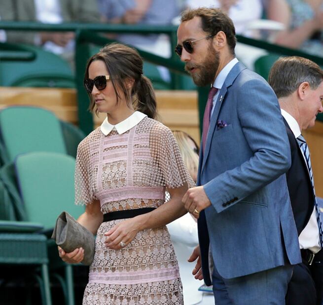 Pippa Middleton cautiva con sexy look en Wimbledon