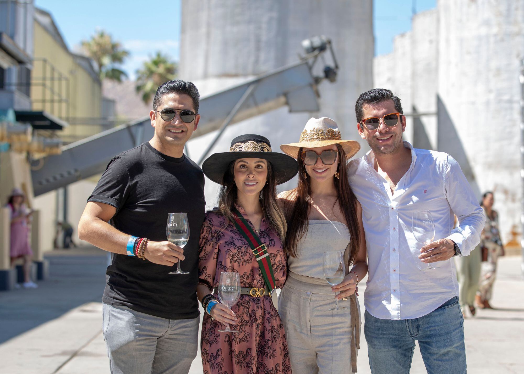 Ernesto Horta, Fernanda Santos, María Camila López y Carlos Navarro. (Foto: Edgar Silva Fuentes para VIP)