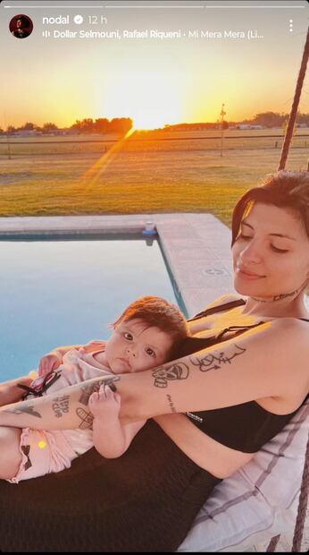 Cazzu e Inti/Instagram.