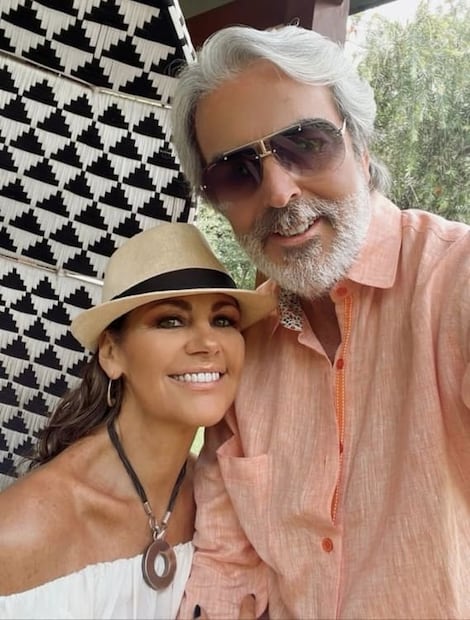 Luz Blanchet con Lorenzo Lazo / Foto: Especial