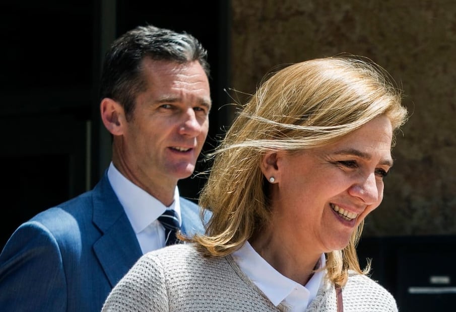 La infanta Cristina y su exesposo Iñaki Urdangarin en junio de 2016 / Foto: EFE