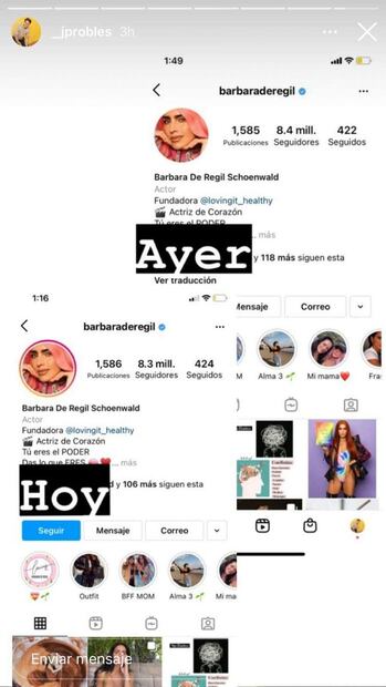 Bárbara de Regil sigue a la baja: pierde más de 70 mil seguidores en una semana