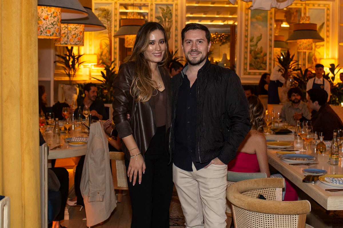 Paulina Herrera y Ricardo Brown. (Foto: Esteban Torreblanca)