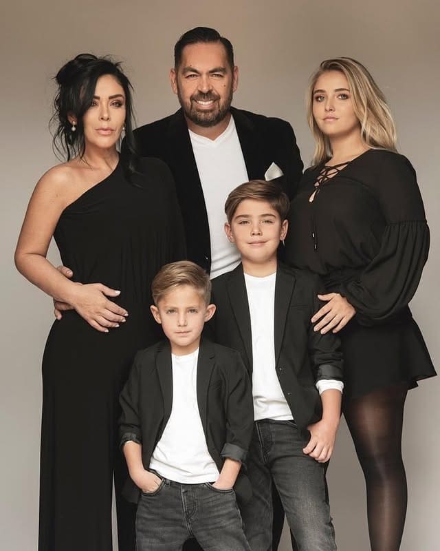 Marichelo, Jorge D´Alessio, Santiago, Patricio y Ana Paula / Foto: Instagram