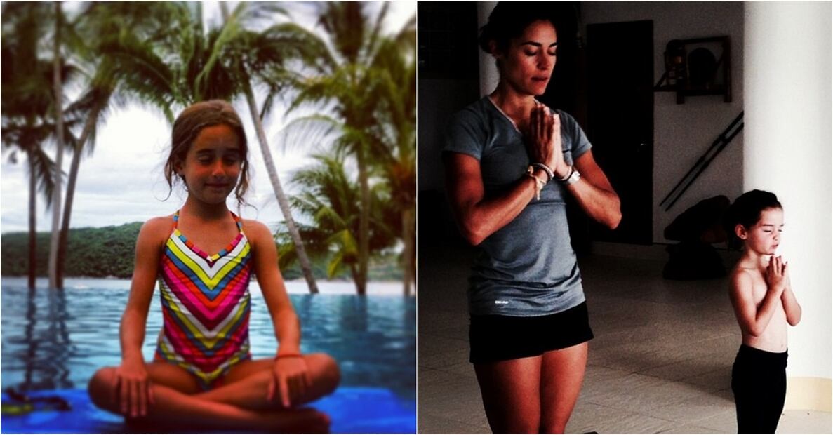 Las preciosas hijas de Luz María Zetina y Eduardo Clemesha 