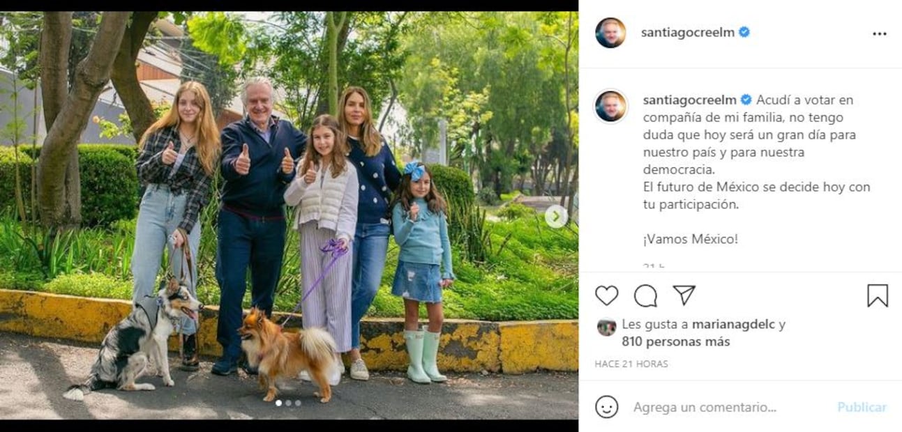Constanza, hija de Edith González, reaparece junto a su papá Santiago Creel