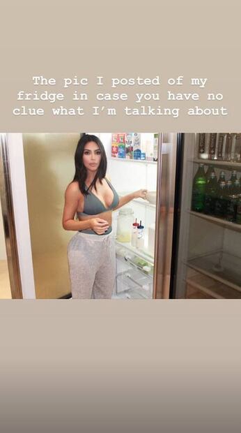 Kim Kardashian muestra el gran tamaño del refrigerador principal de su casa