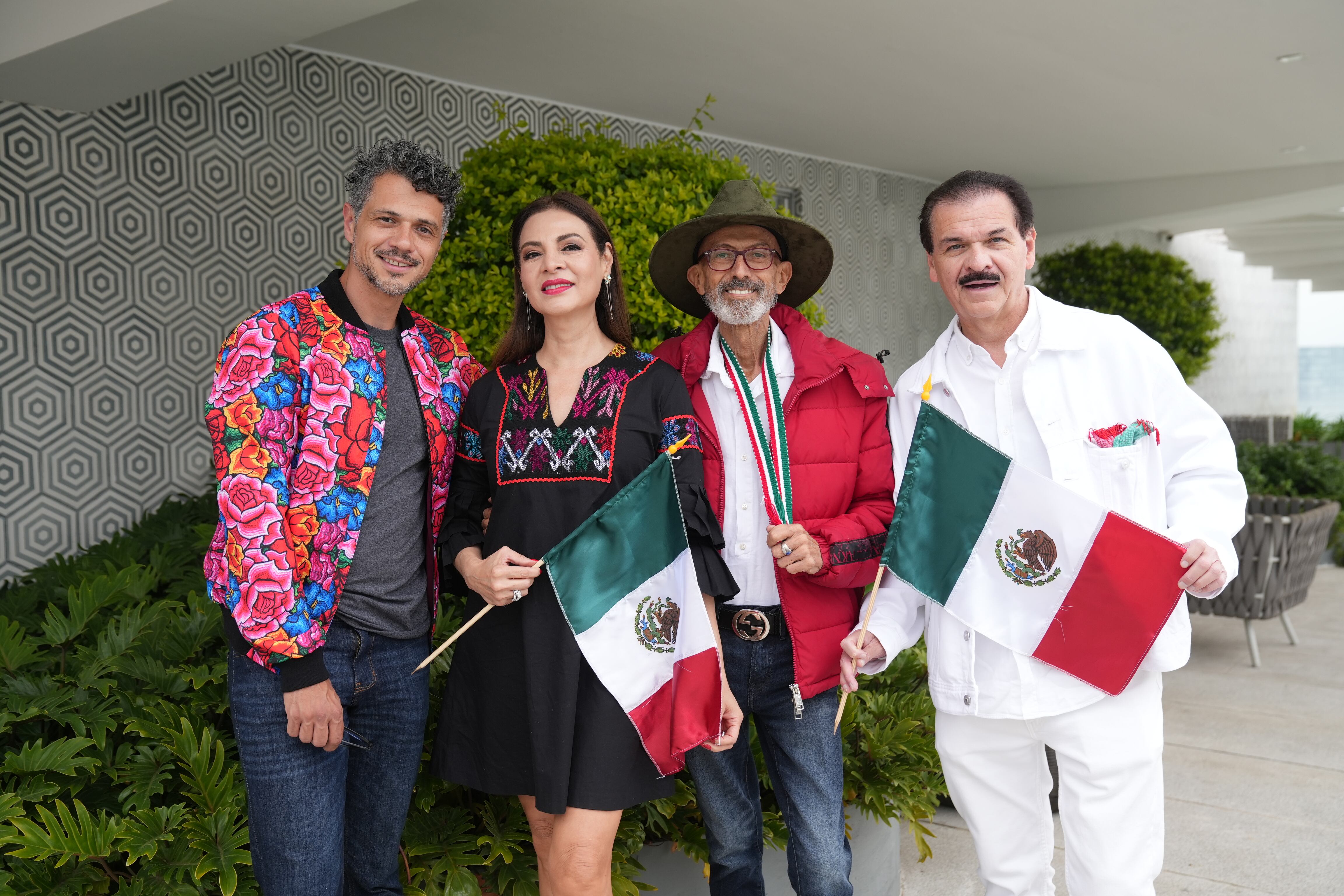 Luis Fernando Martínez, Jamehel Guerra, Oscar Román y Gerardo Chávez. (Foto: Leonardo Gómez)