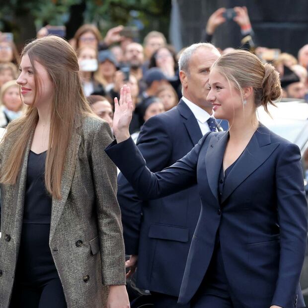 La infanta Sofía y la princesa Leonor / Foto: Casa Real de España