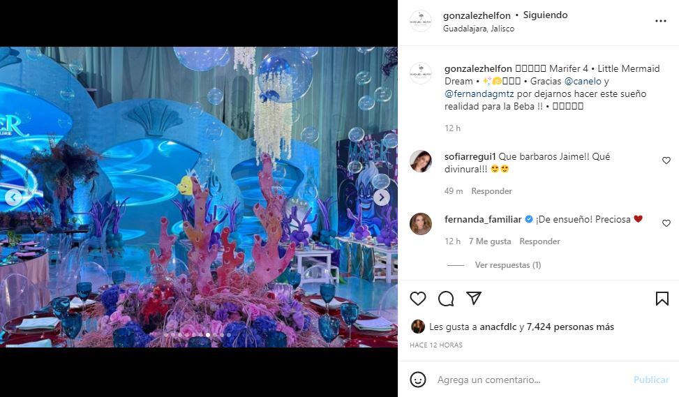 “Canelo” Álvarez: Así fue el montaje de la espectacular fiesta de su hija Mafer