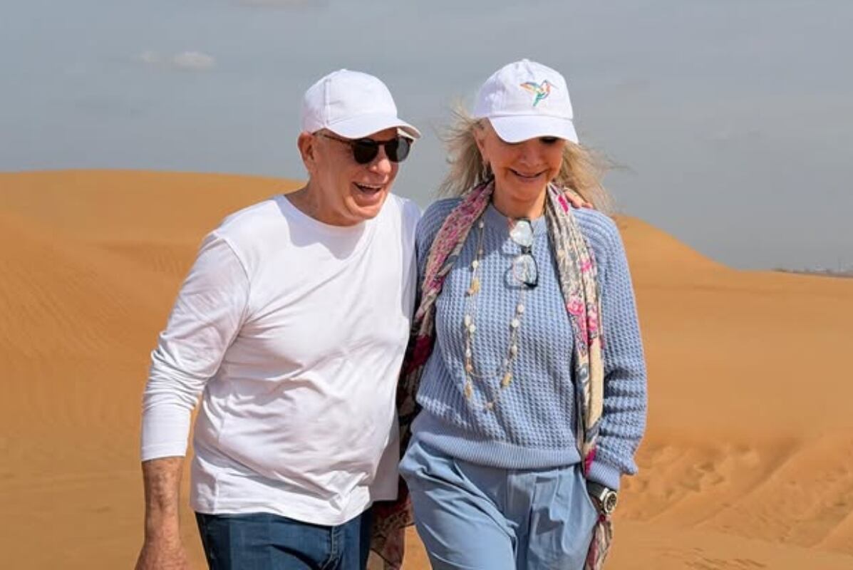 Abraham Franklin y Gina Díez / Foto: Instagram