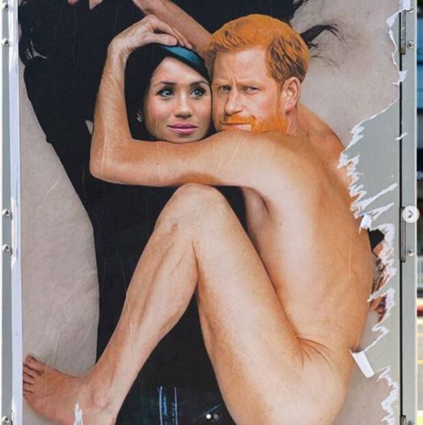 Artista convierte a Meghan Markle en Yoko Ono y a Harry en John Lennon