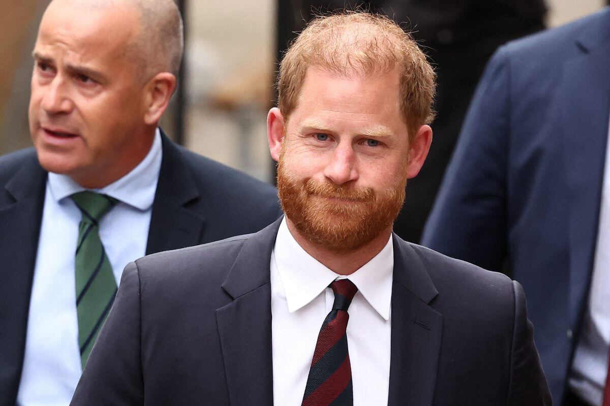 El príncipe Harry en el juzgado de Reino Unido / Foto: AFP