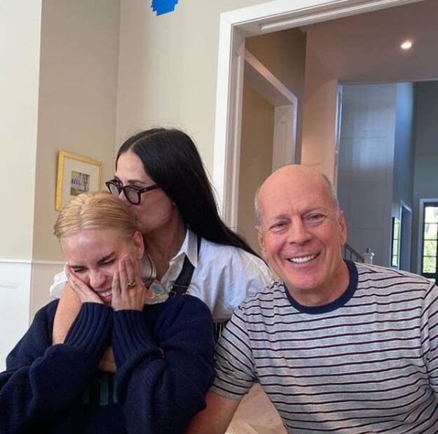 La hija de Demi Moore y Bruce Willis posa desnuda en Instagram
