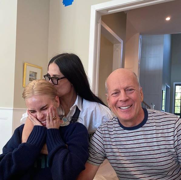 La hija de Demi Moore y Bruce Willis posa desnuda en Instagram