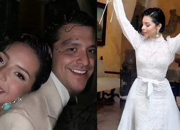Ángela Aguilar rinde homenaje a Flor Silvestre y Antonio Aguilar en su boda con Nodal