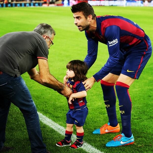 Las mejores fotos de Gerard Piqué y sus hijos Milan y Sasha 