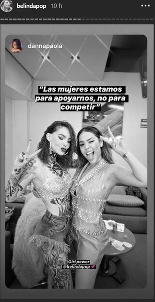“Las mujeres estamos para apoyarnos”: Danna Paola y Belinda posan juntas 