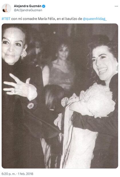 Las "joyas divinas" que Frida Sofía recibió por parte de María Félix