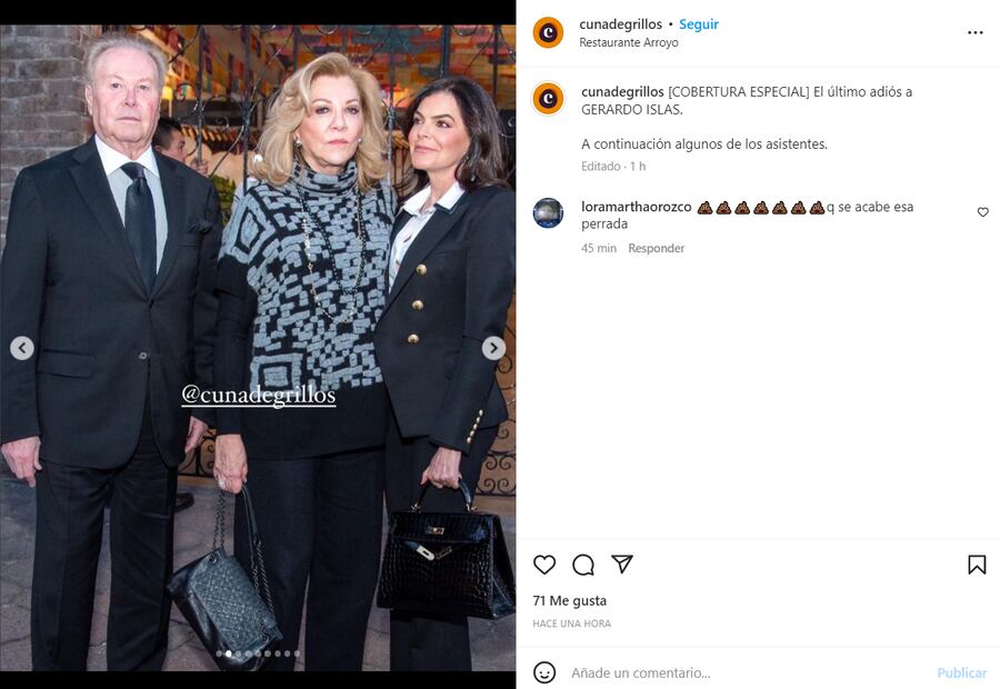 Claudia Wade y Alejandro Basteri entre los asistentes al homenaje y despedida de Gerardo Islas