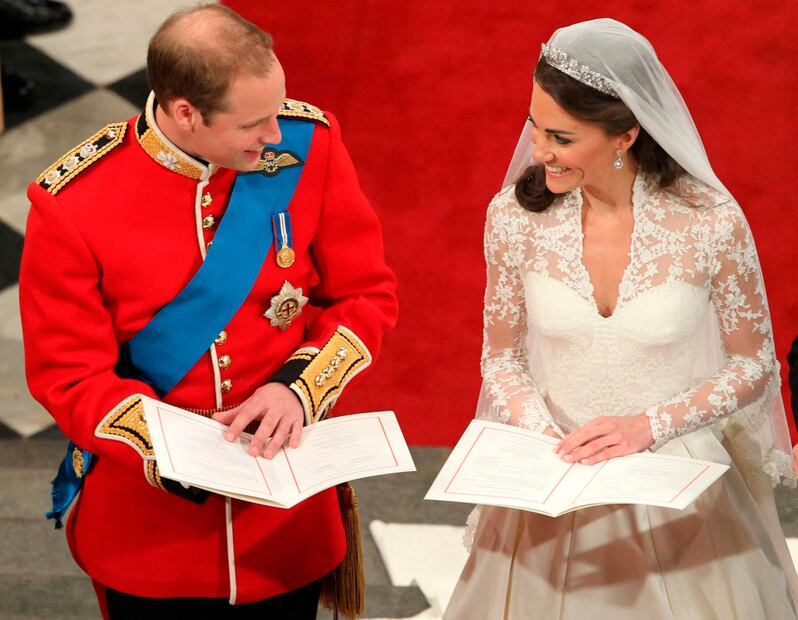La boda de Kate Middleton y el príncipe William / Foto: EFE