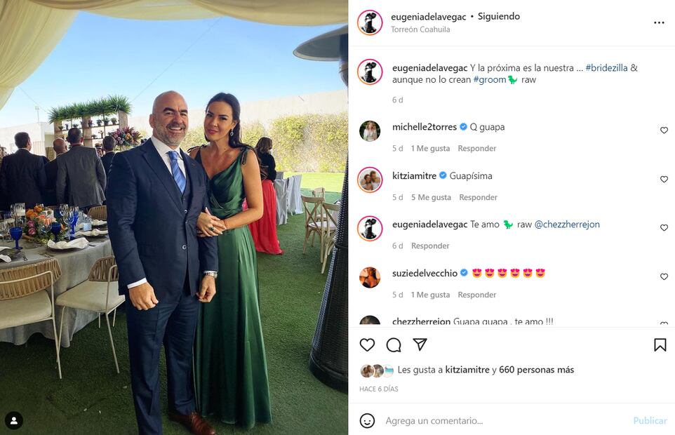 Eugenia de la Vega y Chezz Herrejón: la historia de amor