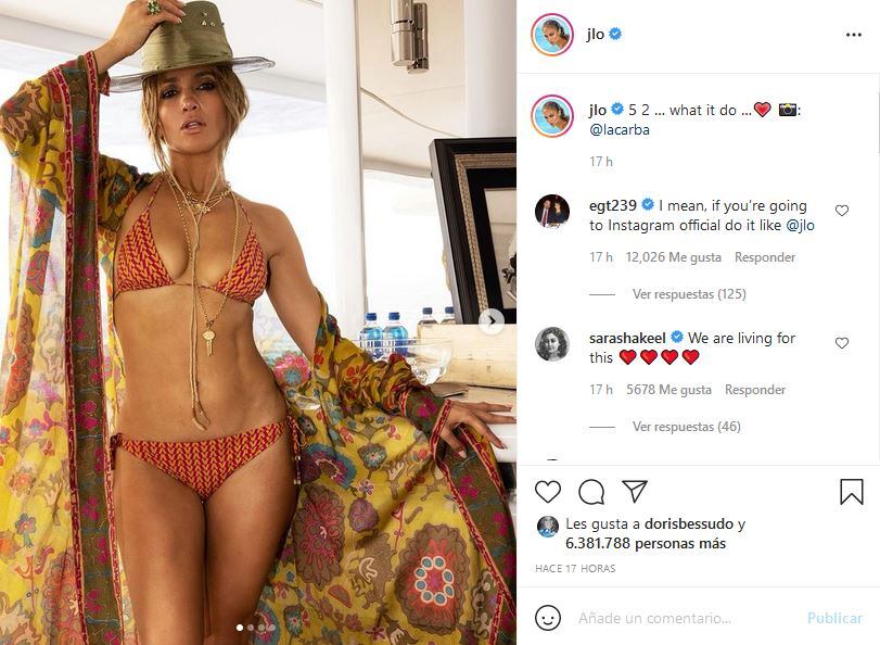 Jennifer Lopez y Ben Affleck publican su primera foto juntos en Instagram