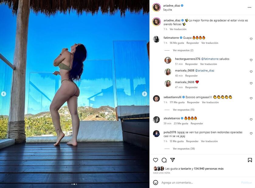 Ariadne Díaz y sus mejores posados en bikini / Instagram