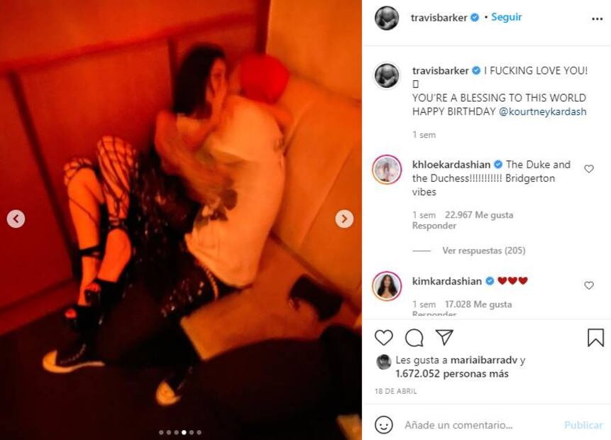 Las candentes vacaciones de Kourtney Kardashian y Travis Barker