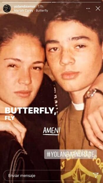 Yolanda Andrade se despidió de su hermano con esta foto