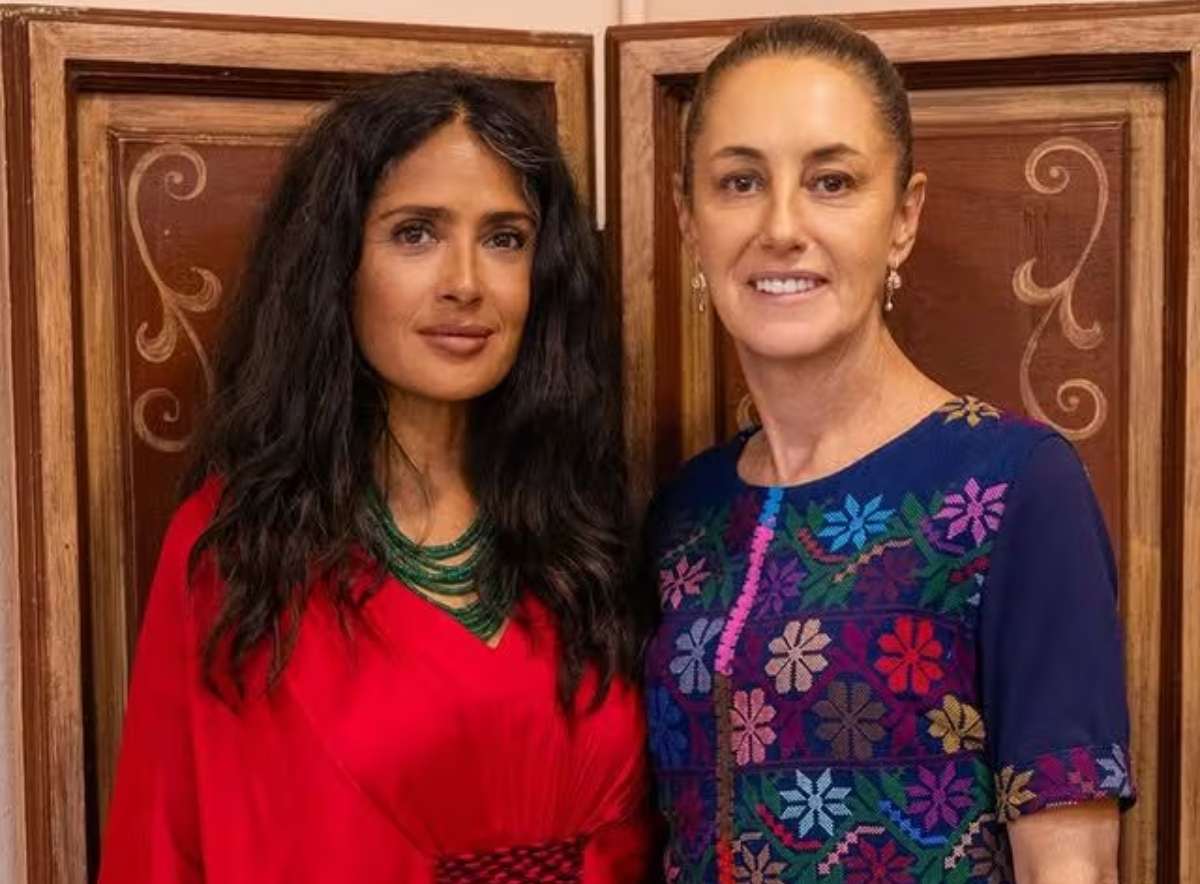 Salma Hayek y Claudia Saheinbaum / Foto: Instagram @claudia_shein