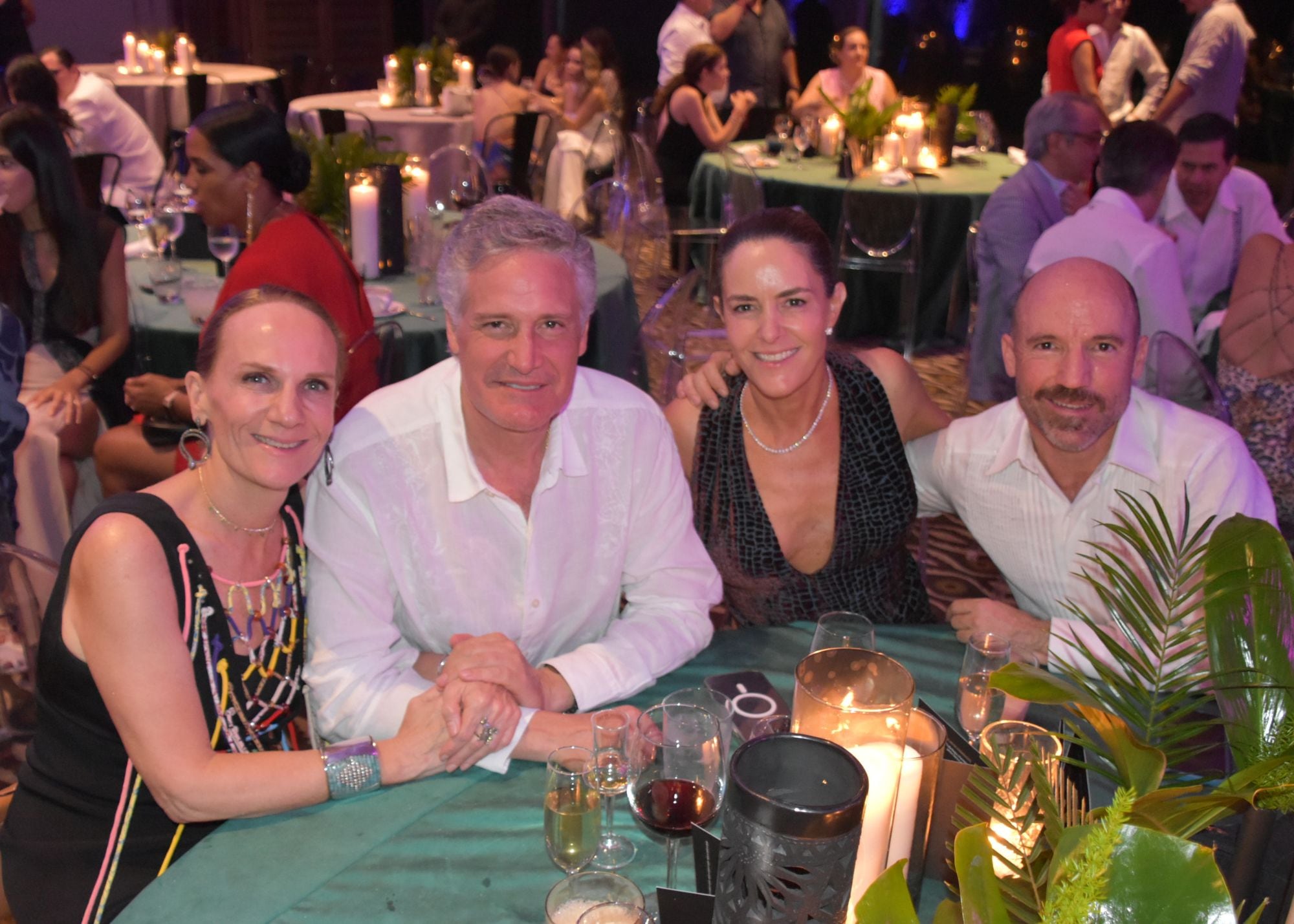 Ramona Cosío, Roberto Valdez, Bárbara Sánchez Navarro y Santiago Cosío. (Foto: Especial)