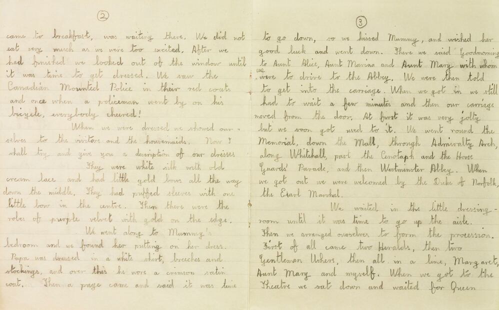 La dulce carta que la reina Isabel II dedicó a sus papás cuando tenía 11 años
