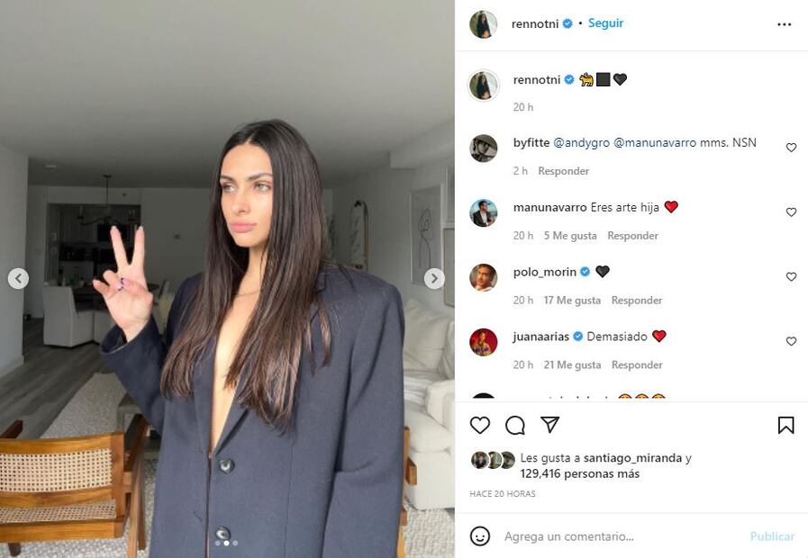 Renata Notni al borde de la censura en Instagram con estas fotos