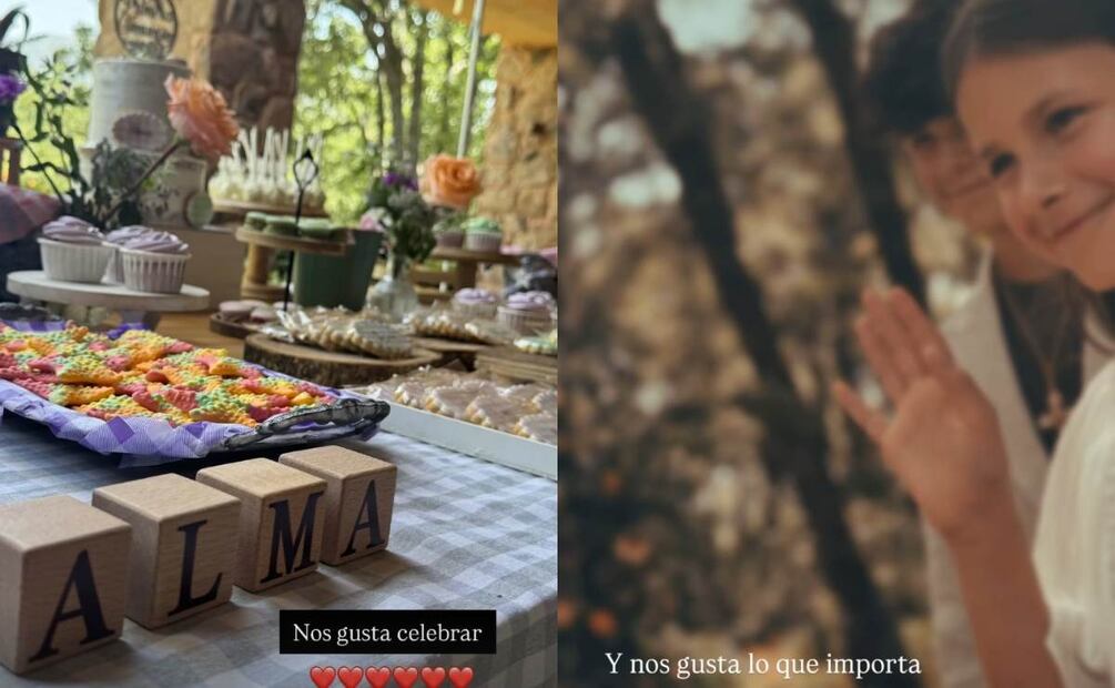 Así fue la primera comunión de los hijos de Alejandro Sanz y Raquel Perera / Fotos: Instagram @raquel_perera