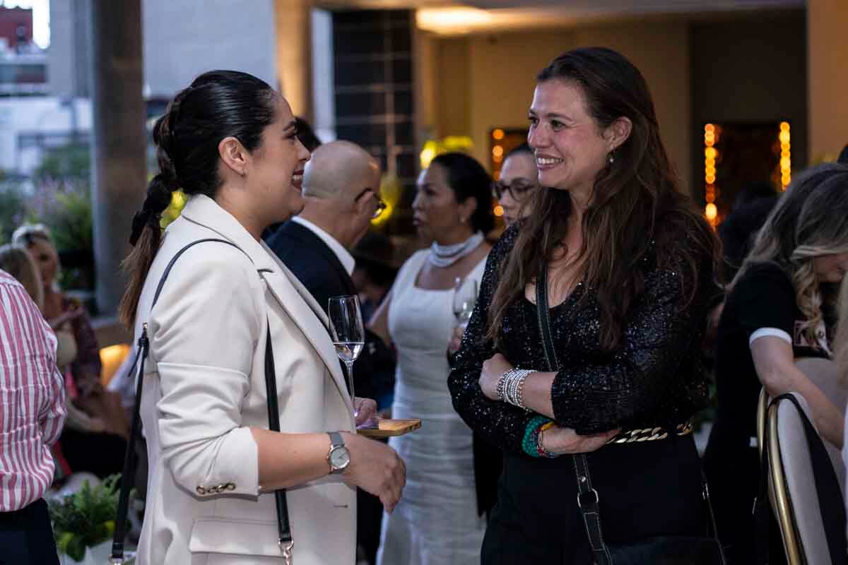 La chef Fernanda Prado y Ceci Nuñez. (Foto: Esteban Torreblanca)
