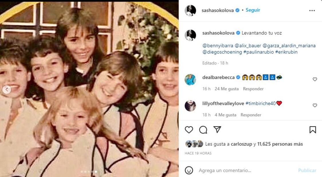 Sasha Sokol reaparece tras anunciar que demandará a Luis de Llano