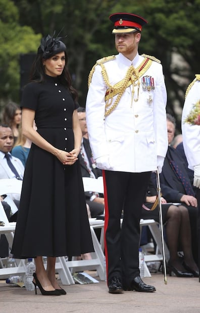 Meghan Markle y el príncipe Harry, como sacados de un cuento de hadas