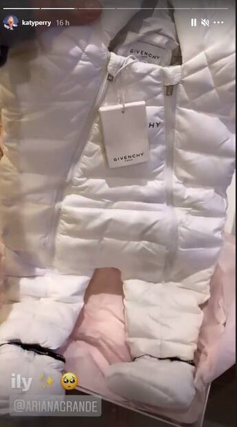 Ariana Grande envía exclusivo regalo de Givenchy a la hija de Katy Perry 