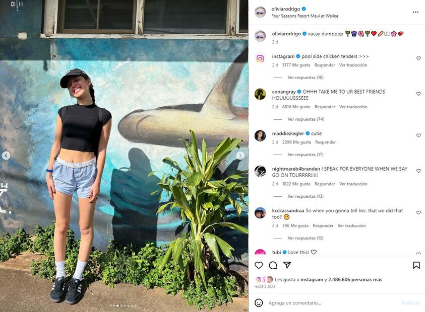 Olivia Rodrigo es filipino-estadounidense / Instagram