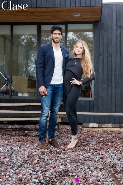 Gabriel Rojo de la Vega y su esposa Carlota Chacón en la dulce espera de su primogénito Lorenzo