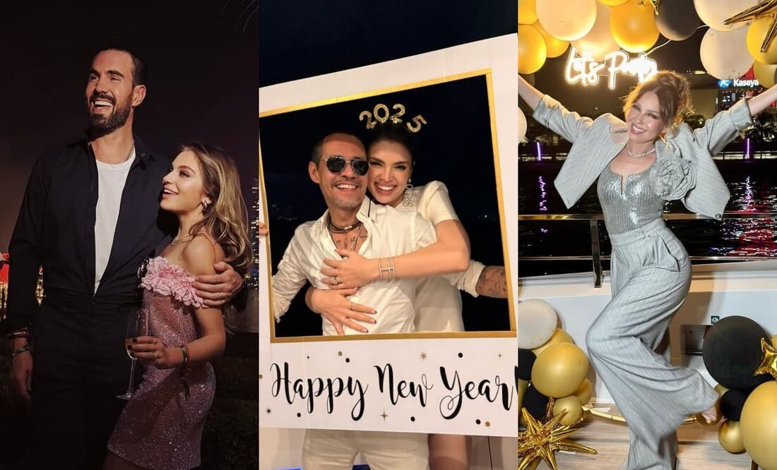 Los famosos celebran Año Nuevo / Fotos: Instagram