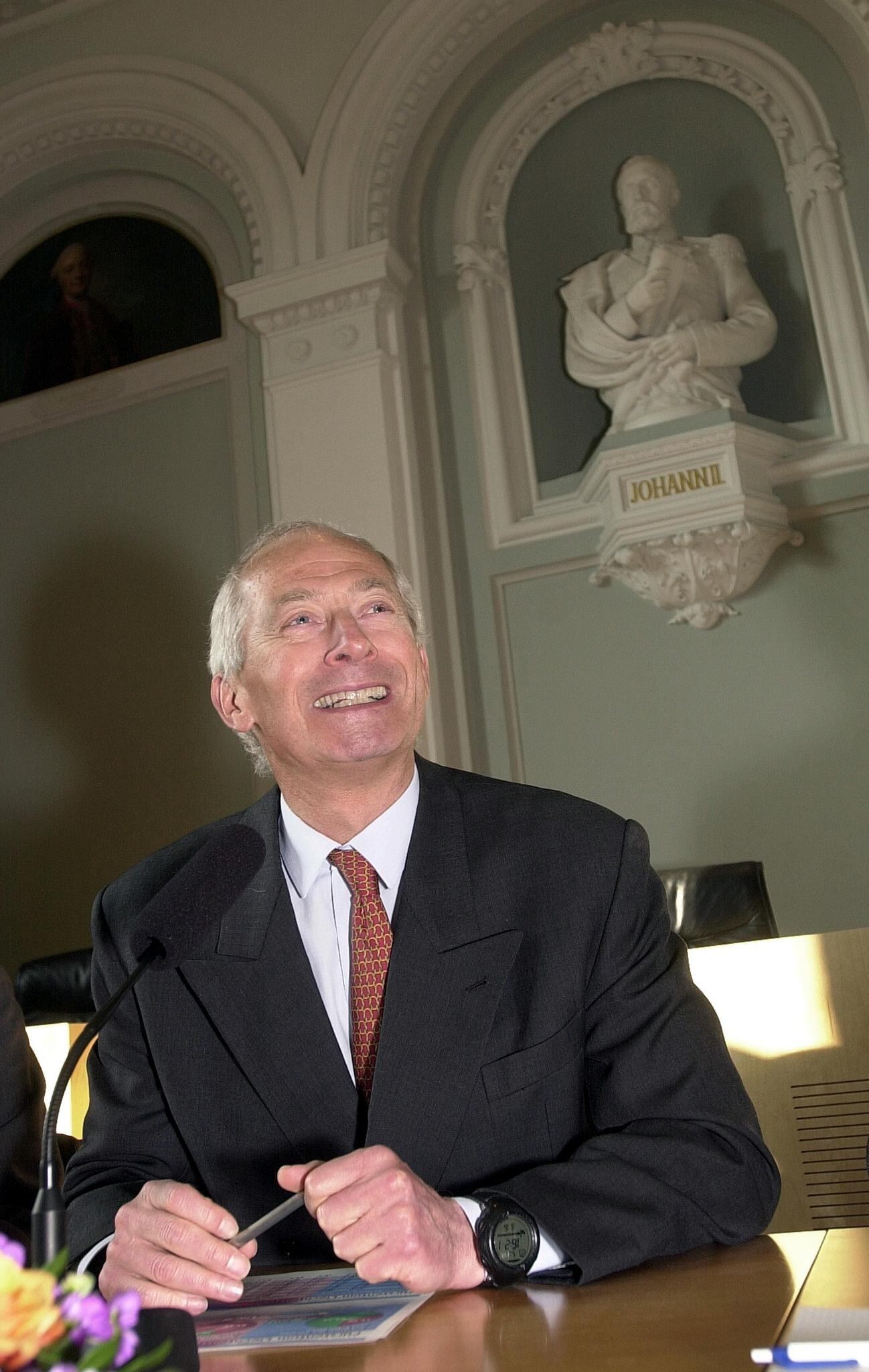 Hans Adam II, rey de Liechtenstein/AFP.