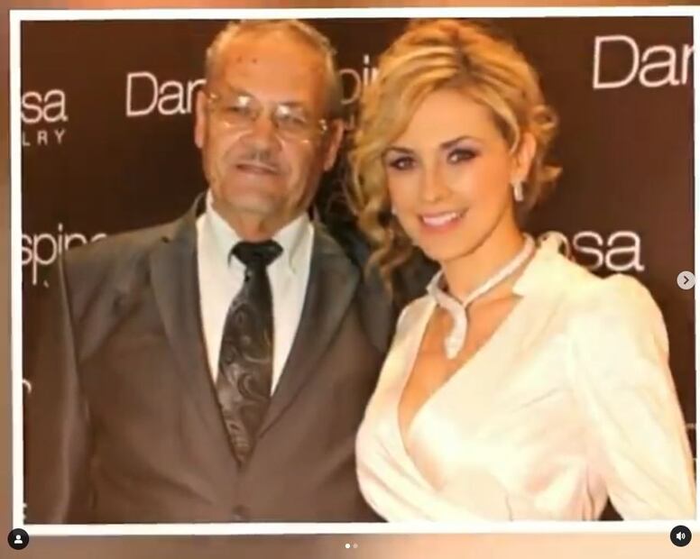 Aracely Arámbula está de luto, muere su papá Manuel Arámbula