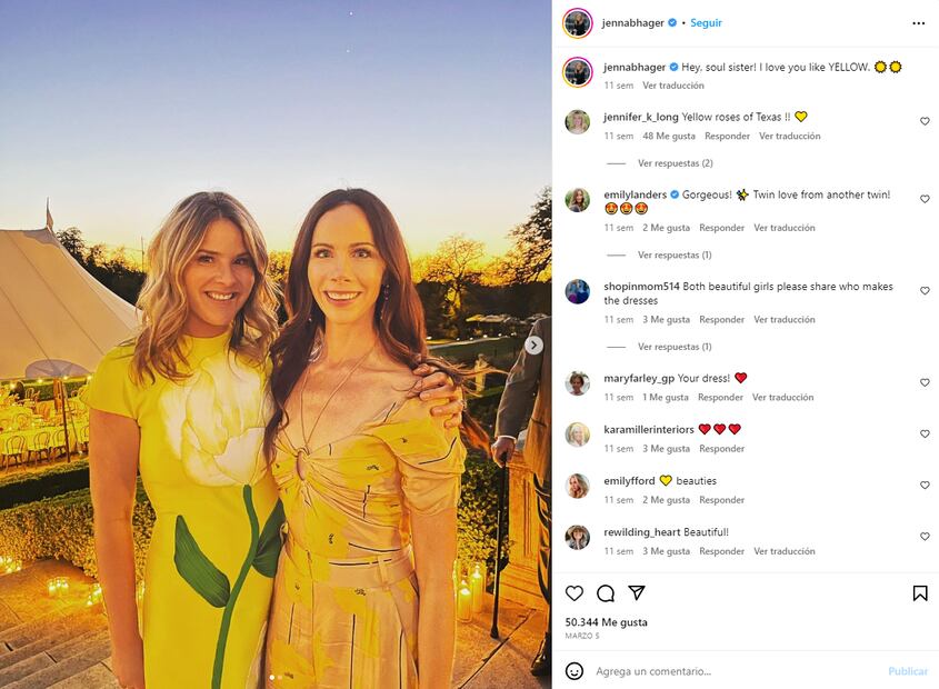 Jenna y Bárbara nacieron el 25 de noviembre de 1981 en Dallas, Texas / Instagram