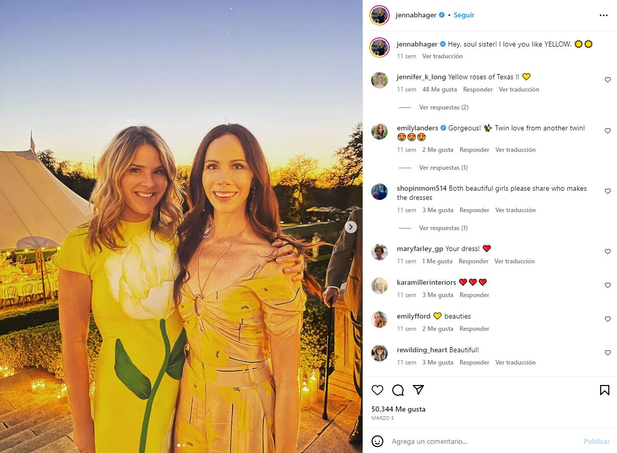 Jenna y Bárbara nacieron el 25 de noviembre de 1981 en Dallas, Texas / Instagram